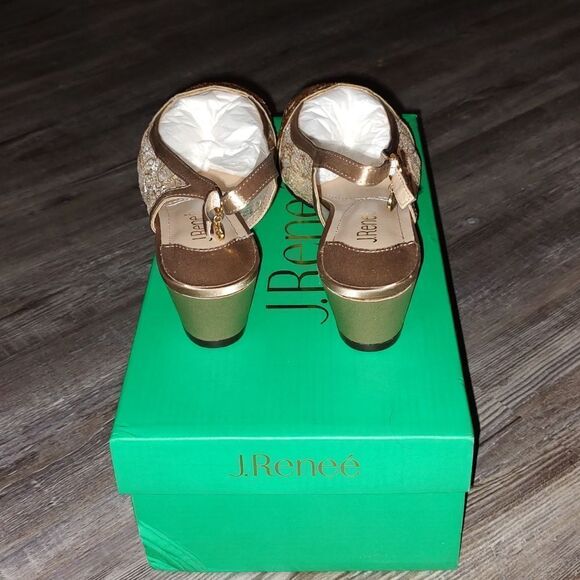 J.Renée Faleece Slingback Pump  Beige  Sz 8.5W NEW - Picture 4 of 8